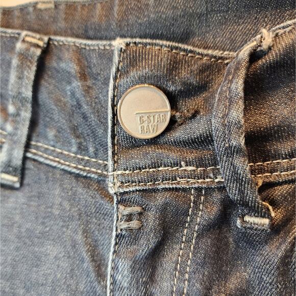 G Star RAW Women's Black Skinny Jeans  Designer Streetwear High Quality Size 24 - Picture 4 of 11
